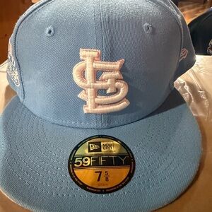 Cardinals New Era Sky Blue 59FIFTY Cap